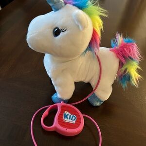 Walking Rainbow Unicorn Plush Toy